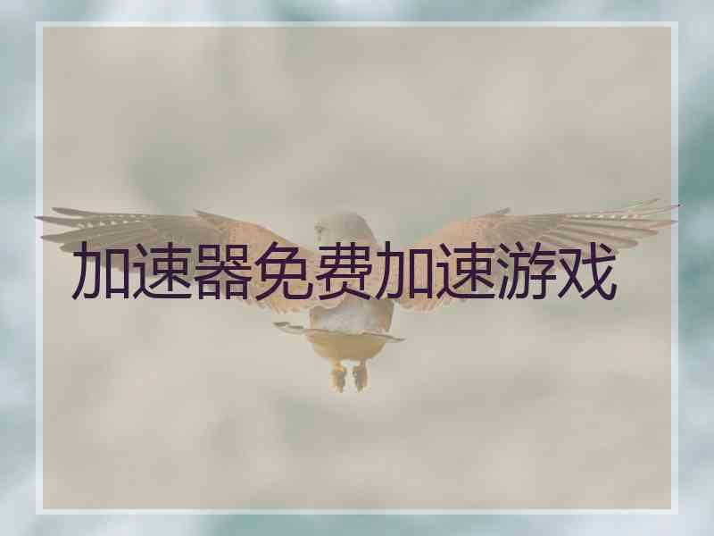 加速器免费加速游戏 加速器免费加速游戏