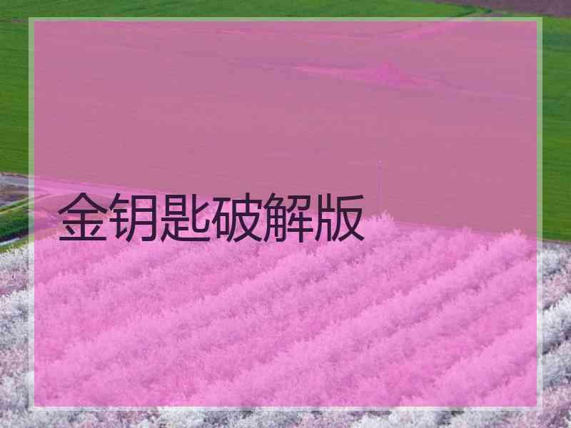 金钥匙破解版