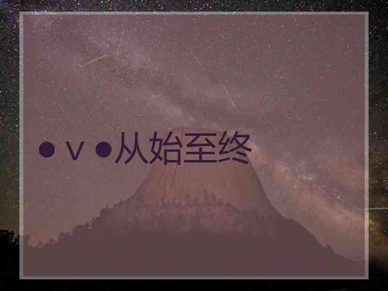 ●ｖ●从始至终