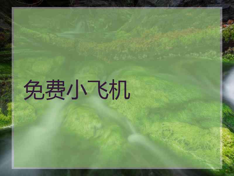免费小飞机