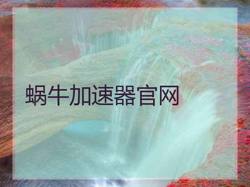 蜗牛加速器官网