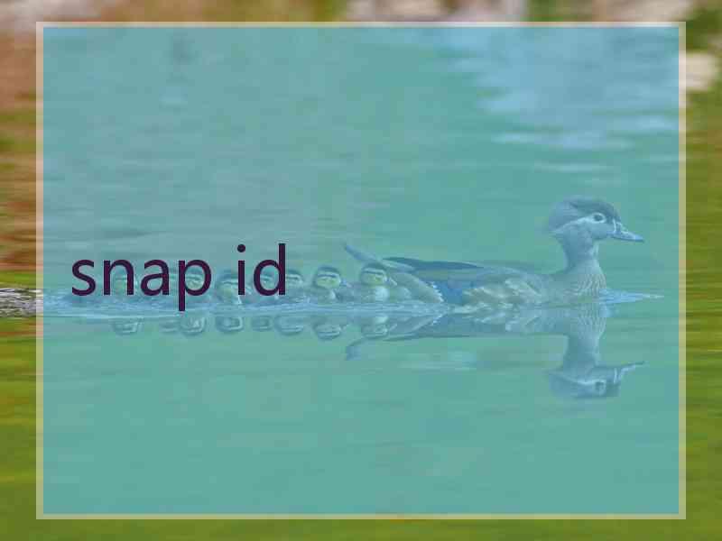 snap id