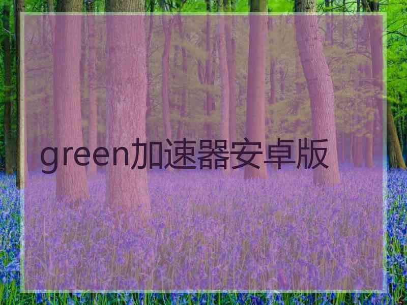 green加速器安卓版