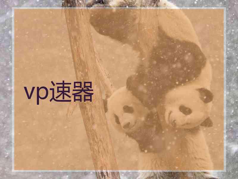 vp速器